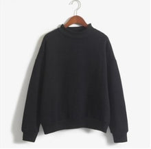 Load image into Gallery viewer, 9 Colors Autumn Winter Loose Fleece Thick Knit Sweatshirt Female Hooded Pullover Tops Women Hoodies Casual Female Clothes
