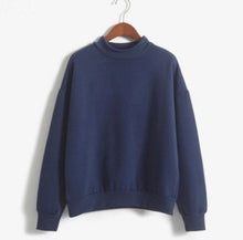 Load image into Gallery viewer, 9 Colors Autumn Winter Loose Fleece Thick Knit Sweatshirt Female Hooded Pullover Tops Women Hoodies Casual Female Clothes