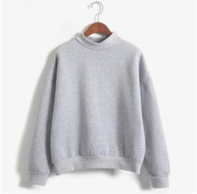 Load image into Gallery viewer, 9 Colors Autumn Winter Loose Fleece Thick Knit Sweatshirt Female Hooded Pullover Tops Women Hoodies Casual Female Clothes
