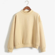 Load image into Gallery viewer, 9 Colors Autumn Winter Loose Fleece Thick Knit Sweatshirt Female Hooded Pullover Tops Women Hoodies Casual Female Clothes