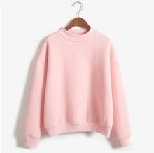 Load image into Gallery viewer, 9 Colors Autumn Winter Loose Fleece Thick Knit Sweatshirt Female Hooded Pullover Tops Women Hoodies Casual Female Clothes